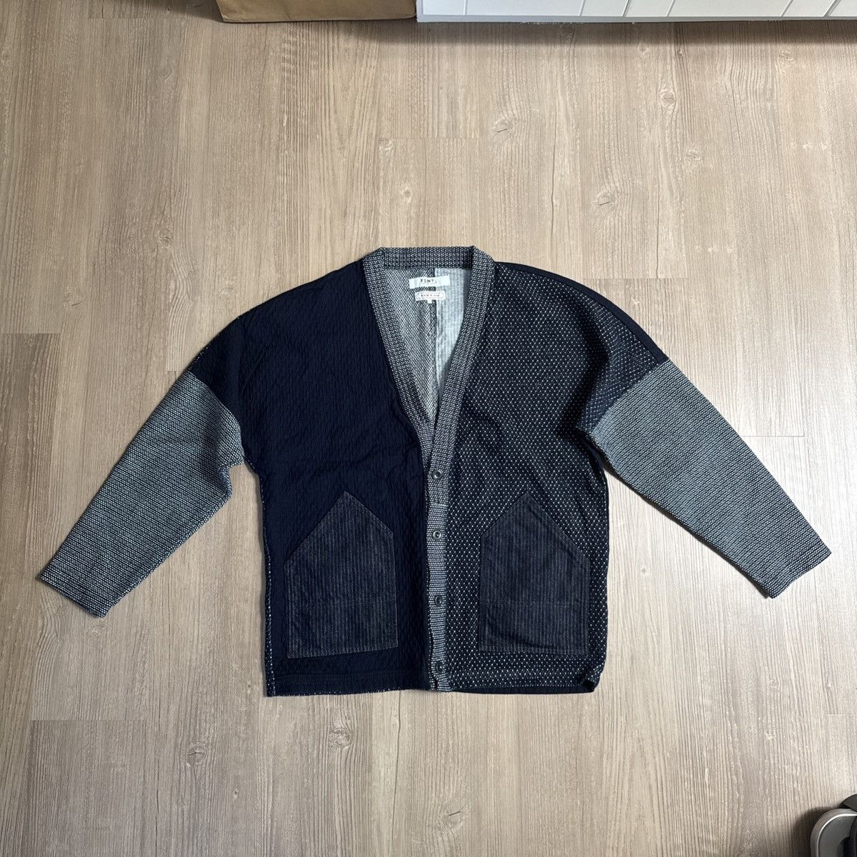 FDMTL FDMTL Tokyo Sashiko Patchwork Cardigan Size 3 Made in Japan Size US M / EU 48-50 / 2 - 1 Thumbnail
