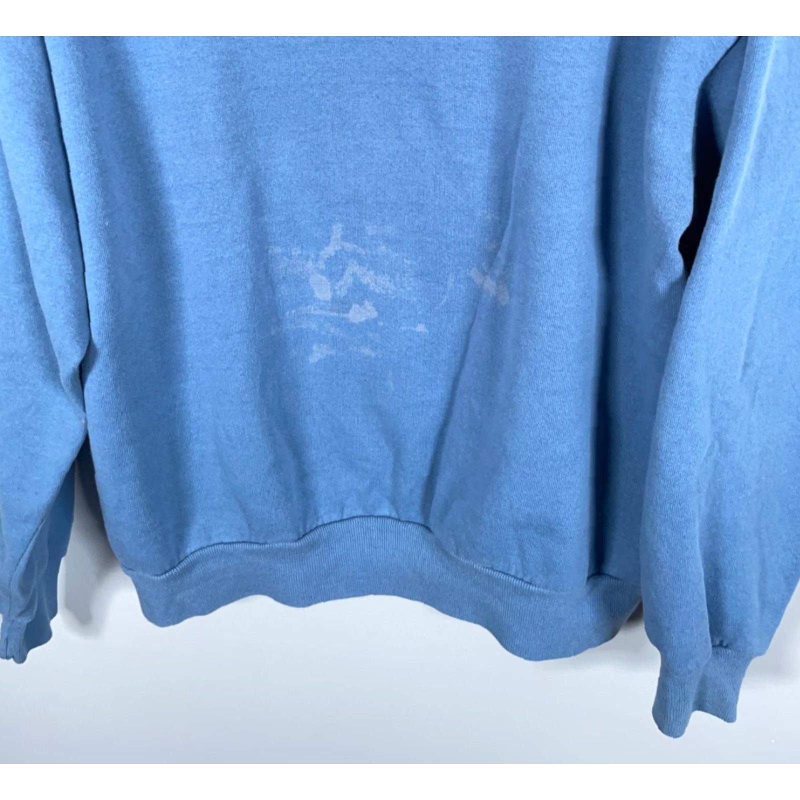 Vintage VINTAGE Morning Sun Sweatshirt Cat Teddy Bear Blue Crewneck XL Womens Regular Pullover Graphic Print 90s Nature Casual Fall Spring Summer Winter Size XL / US 12-14 / IT 48-50 - 4 Thumbnail