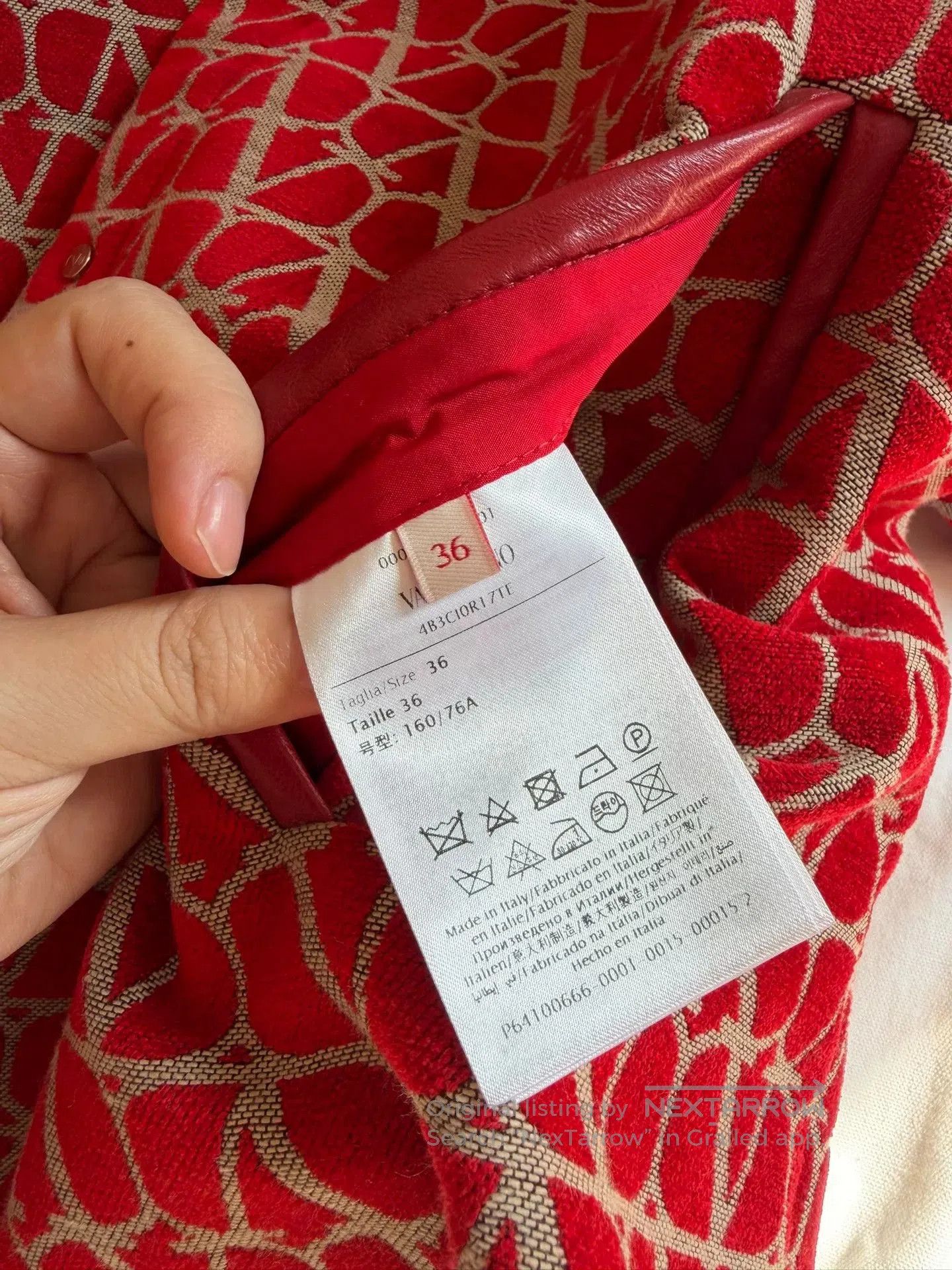 Valentino Red Valentino China Limited Logo Jacket. Size XS / US 0-2 / IT 36-38 - 6 Thumbnail
