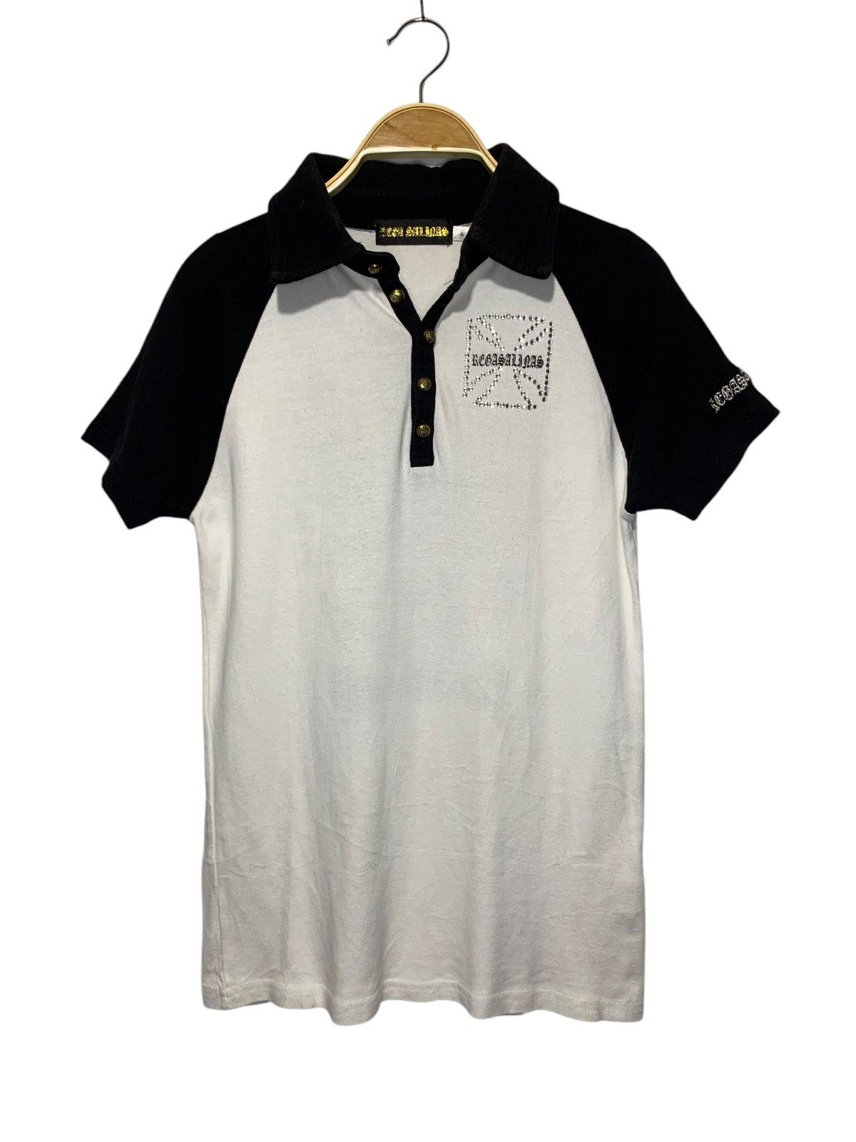 Tornado Mart REGASALINAS FUCK THE ROW WORLD POEM EMBROIDERY PUNK POLOS Size US S / EU 44-46 / 1 - 2 Thumbnail