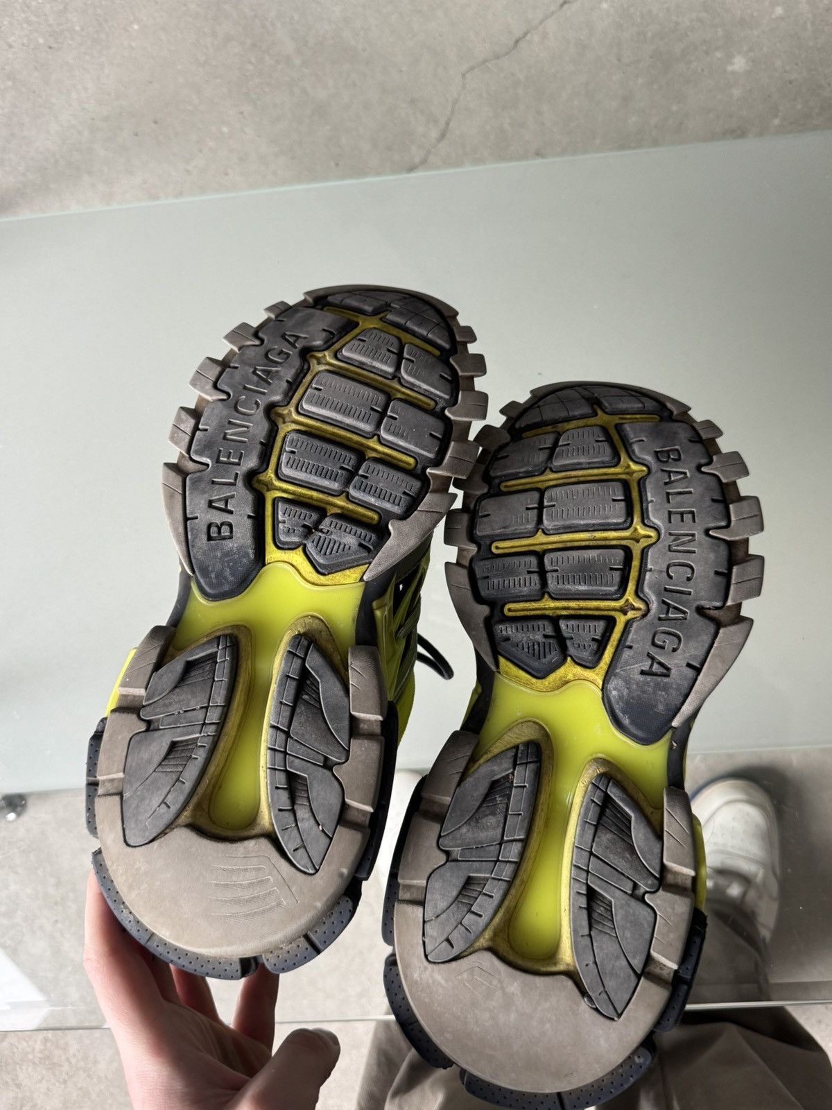 Balenciaga Balenciaga Track 2.0 Sneakers Green Grey Size US 8.5 / EU 41-42 - 10 Thumbnail