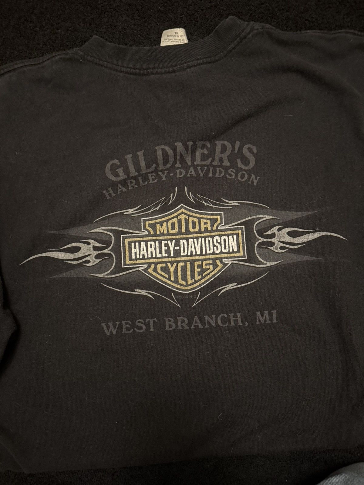 Harley Davidson × Vintage Vintage Harley davidson Tee Size US XL / EU 56 / 4 - 1 Thumbnail