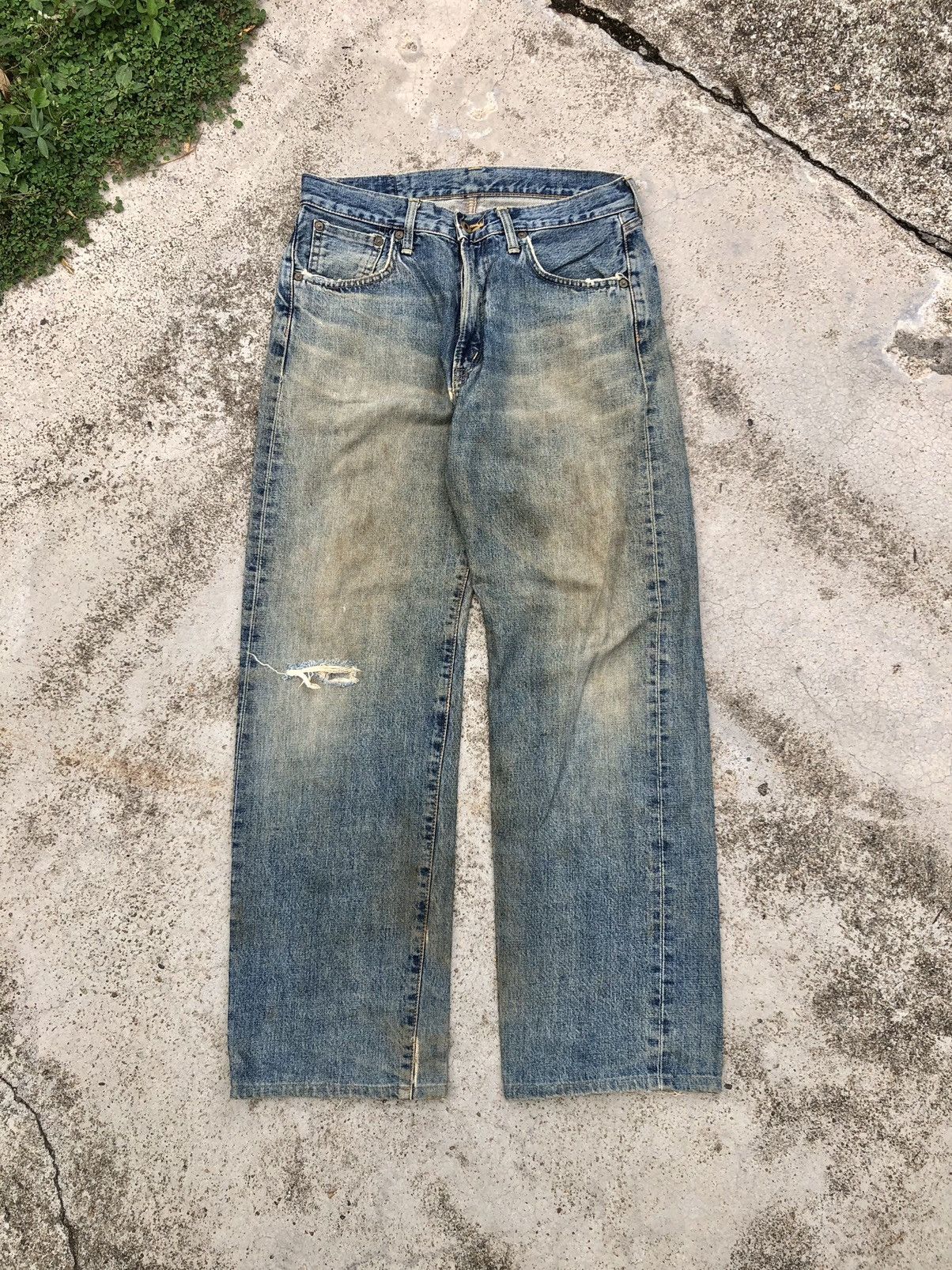 Edwin RUSTY DIRTY WIDE LEG SELVEDGE JEANS BY EDWIN Size US 31 - 2 Thumbnail