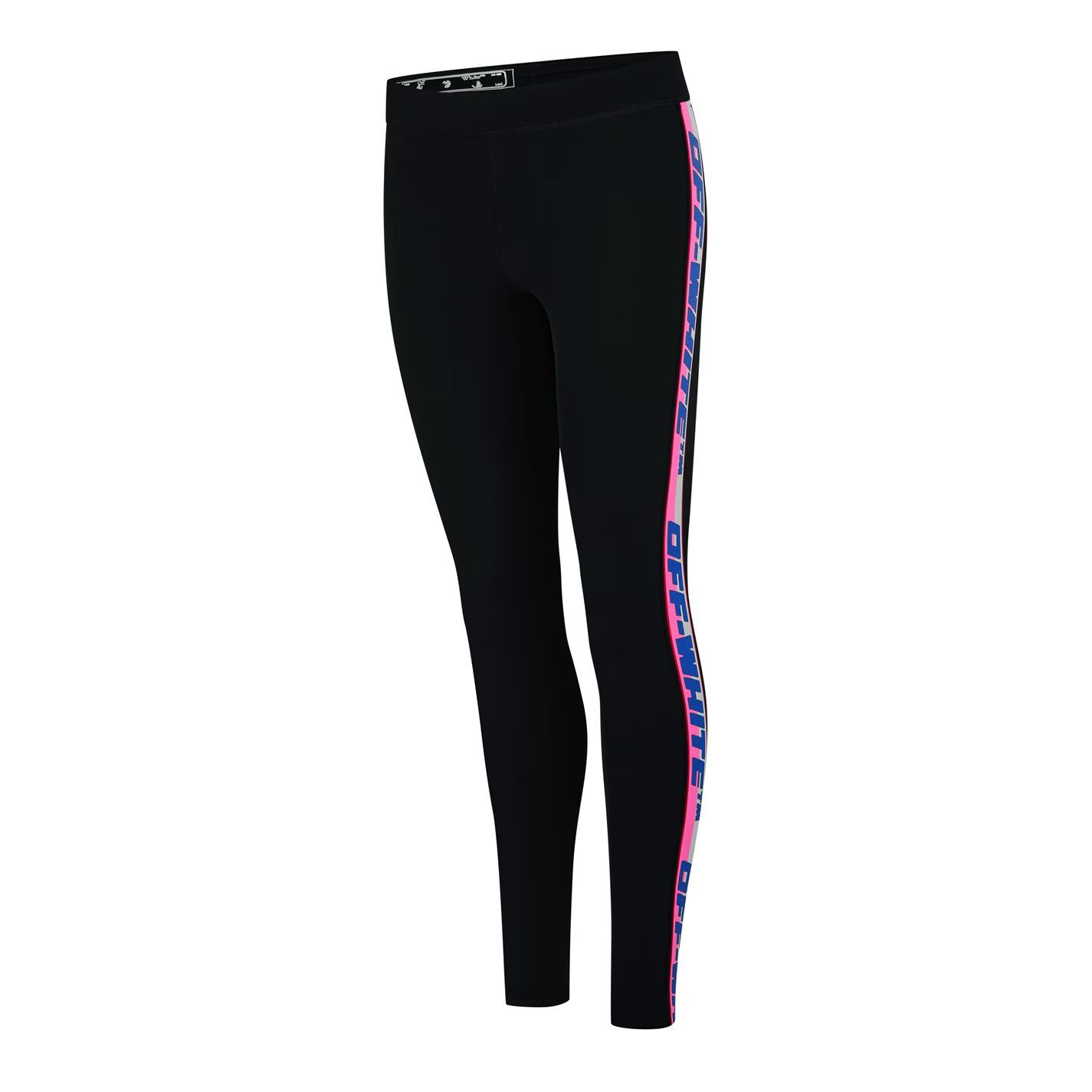 Off-White o1g2r1mq1224 Logo Stretch Legging in Black Size 25" / US 0 / IT 36 - 3 Thumbnail