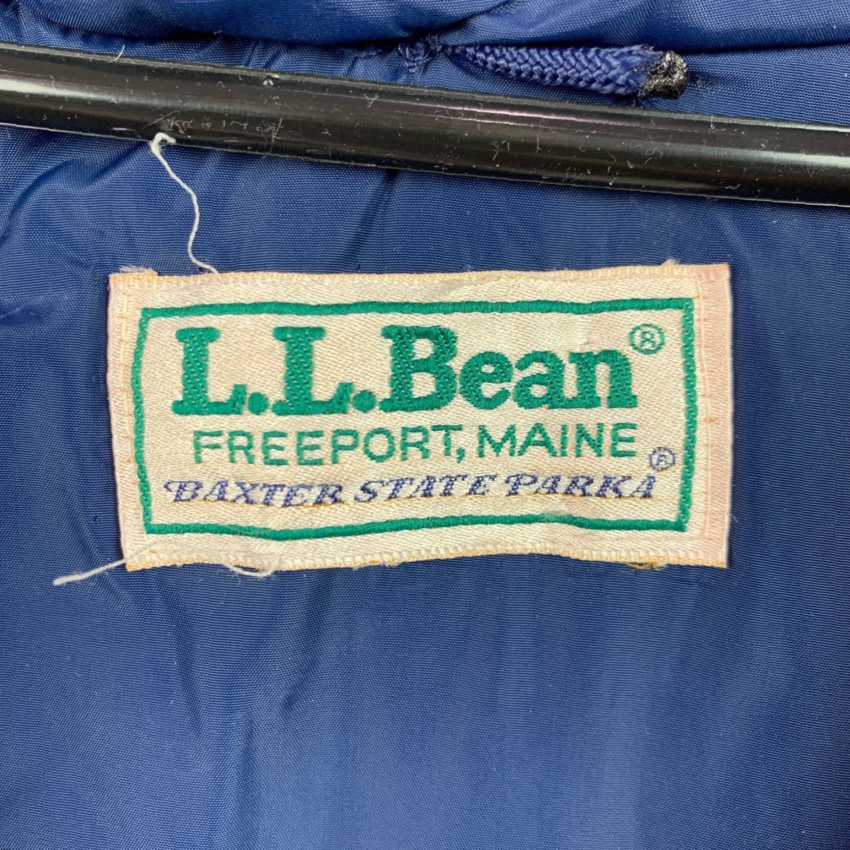 Vintage VINTAGE LL Bean Baxter State Parka Jacket 2XL Mens Red Blue Full Zip Nylon Coat Big & Tall Size US XXL / EU 58 / 5 - 7 Thumbnail
