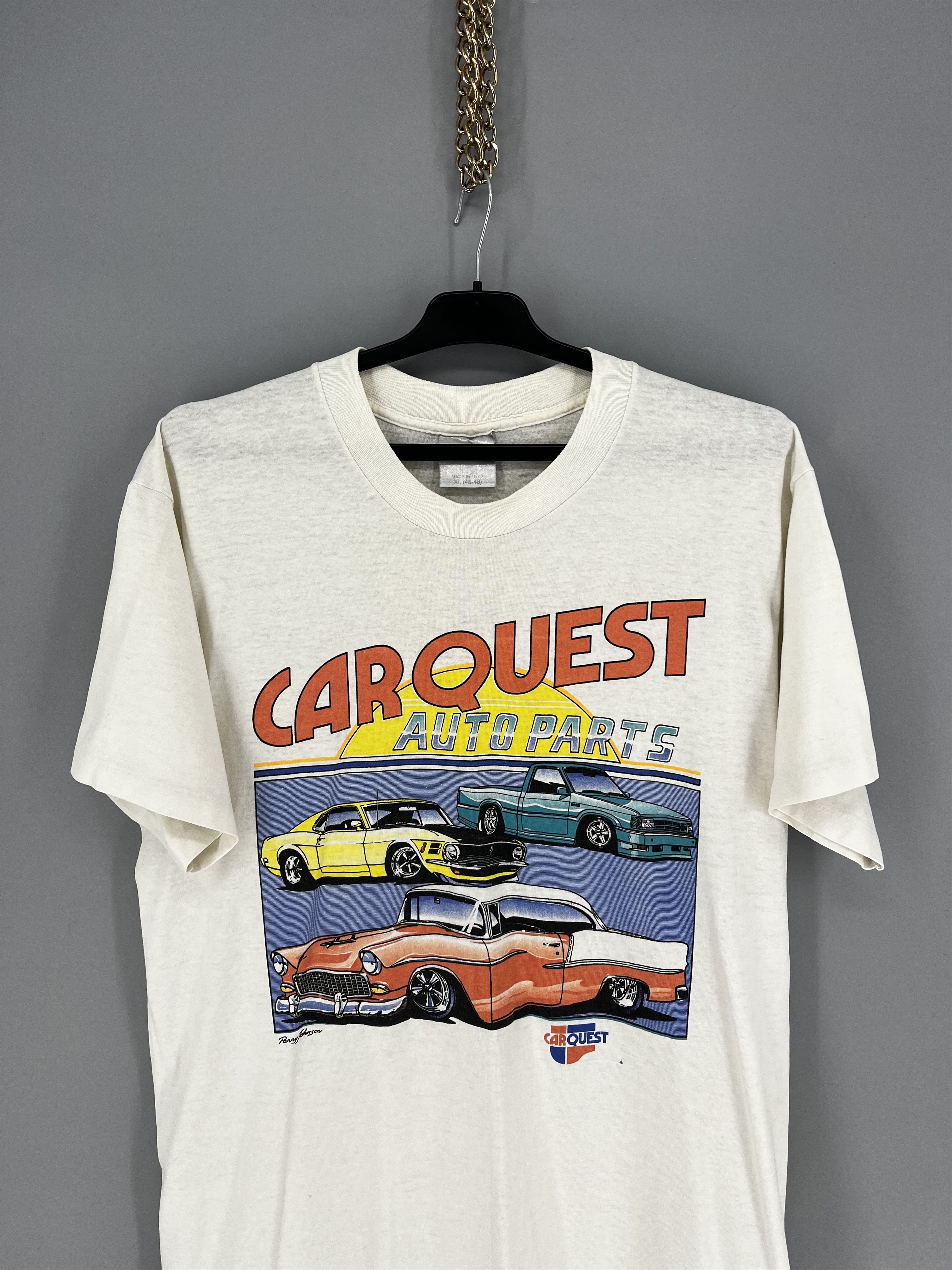 Vintage Vintage Car Quest Auto Parts T Shirt Size US XL / EU 56 / 4 - 6 Thumbnail