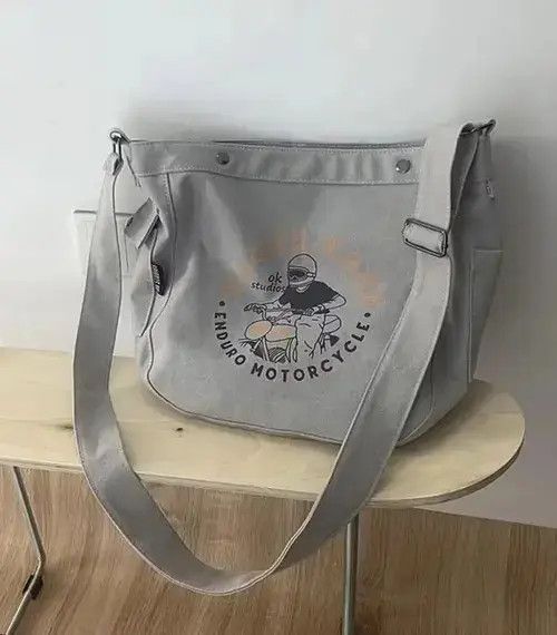 Other 90s retro cartoon graphic canvas shoulder bag crossbody Size ONE SIZE - 4 Thumbnail