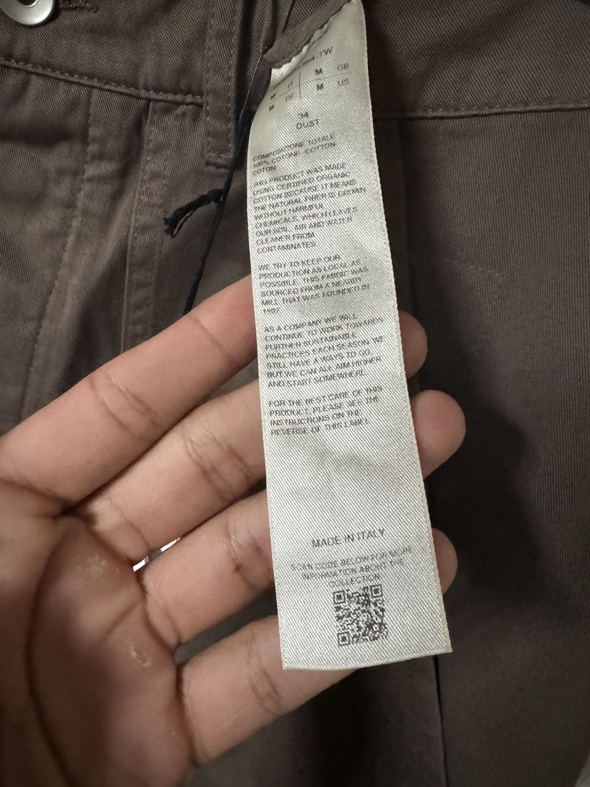 Rick Owens Rick Owens Cargo Trousers in Dust Size US 34 / EU 50 - 11 Thumbnail