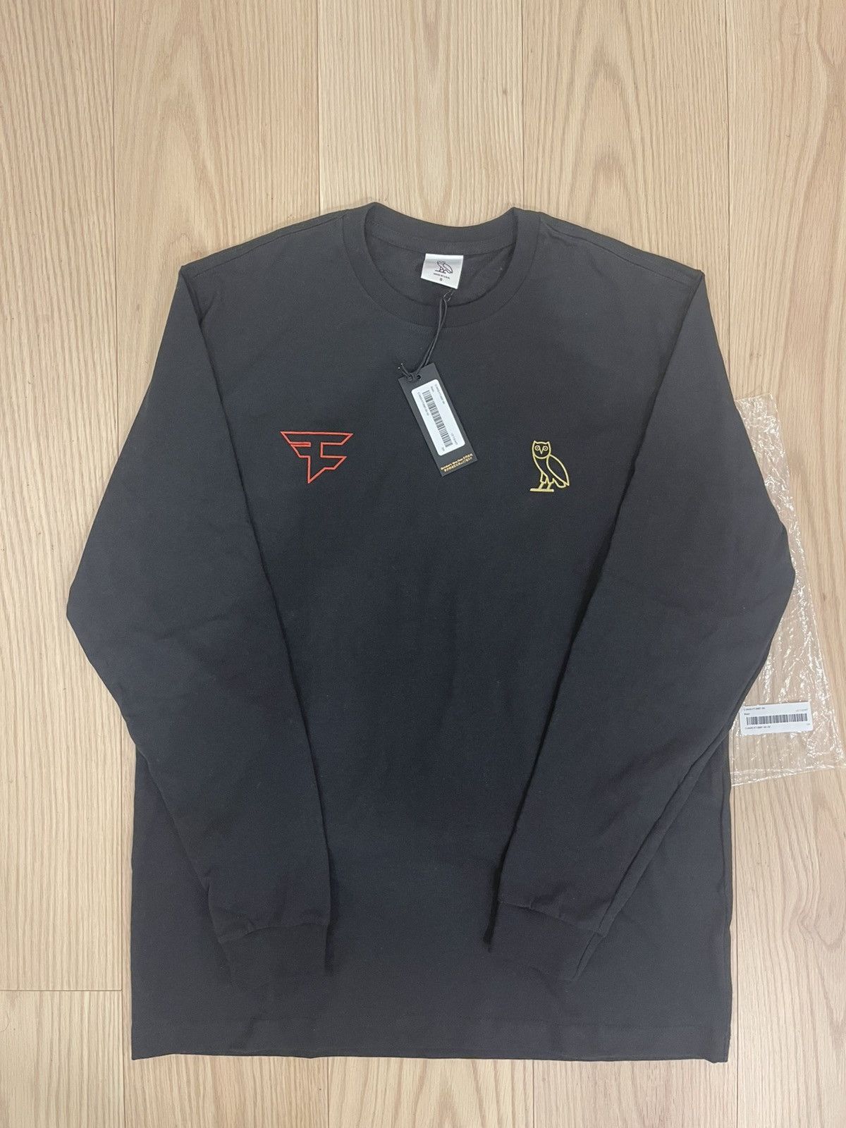 October's Very Own OVO x Faze Clan New Athletes Longsleeve T-Shirt Black Size US S / EU 44-46 / 1 - 2 Thumbnail