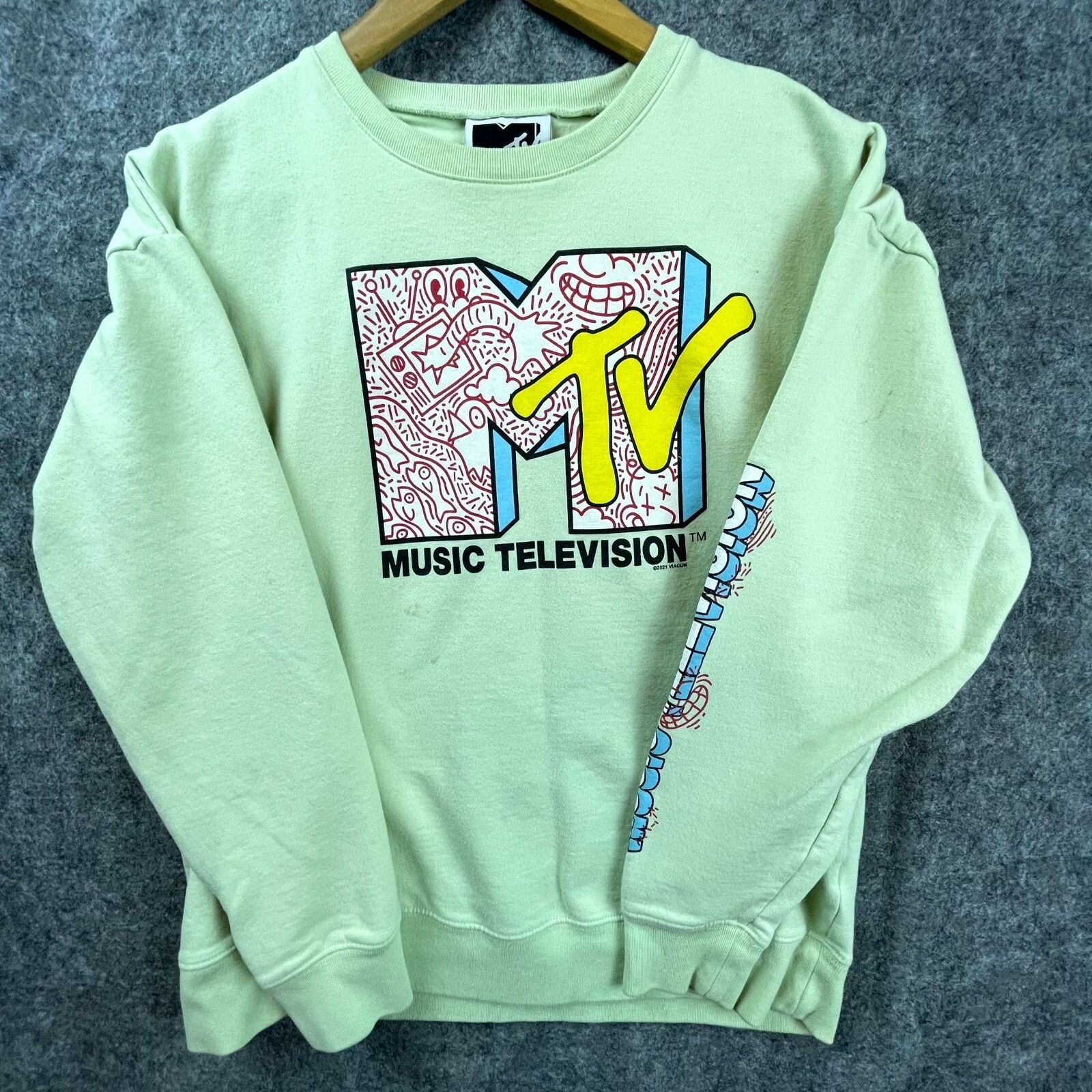 Mtv Vintage MTV Sweatshirt Med Music Television 90s Nostalgic Size US M / EU 48-50 / 2 - 1 Thumbnail