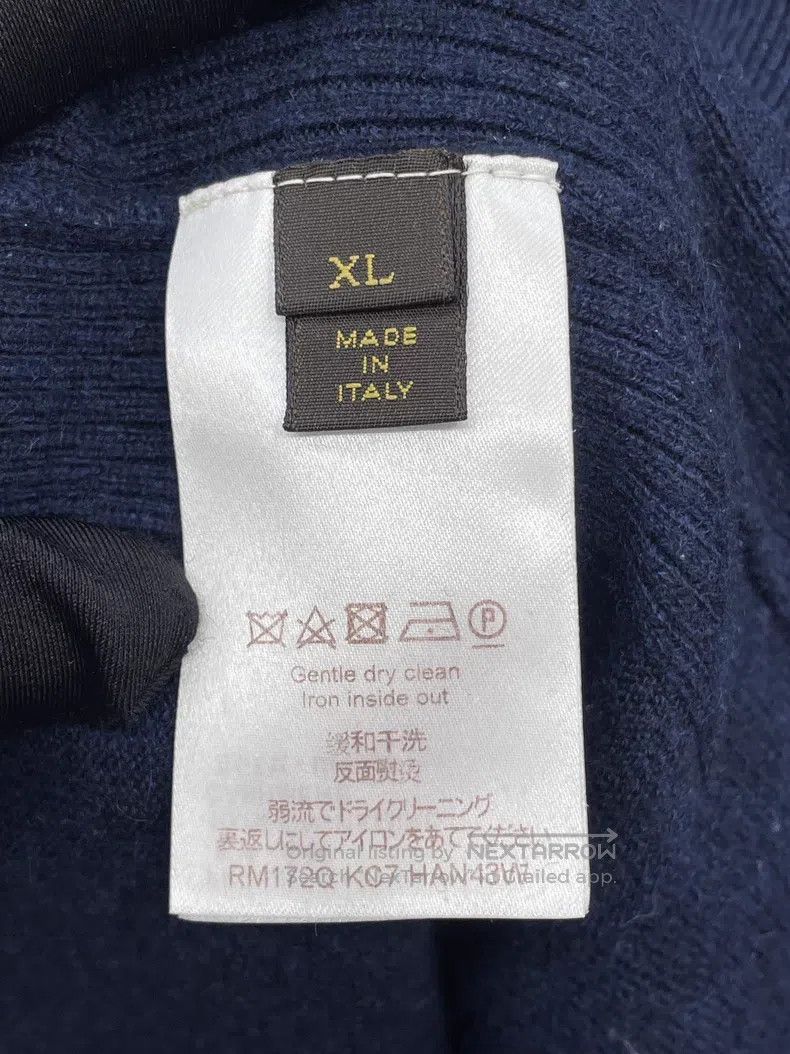 Louis Vuitton Louis Vuitton Navy cashmere sweater Size US XL / EU 56 / 4 - 7 Thumbnail