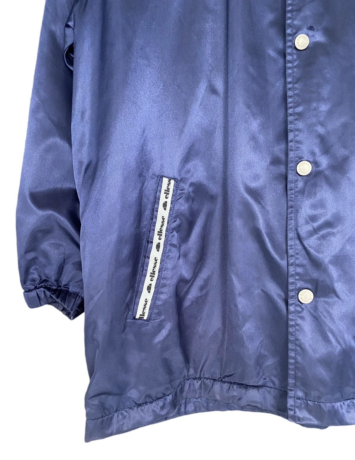 Ellesse × Vintage Vtg ELLESE 90s Polyster Button Jacket Size US L / EU 52-54 / 3 - 8 Thumbnail