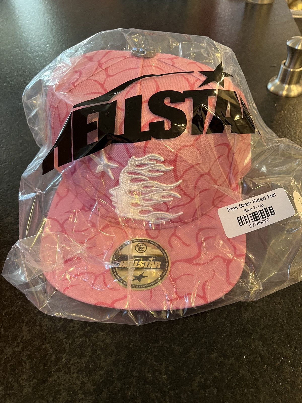 HELLSTAR Hellstar pink brain hat SZ 7 1/8 | Grailed