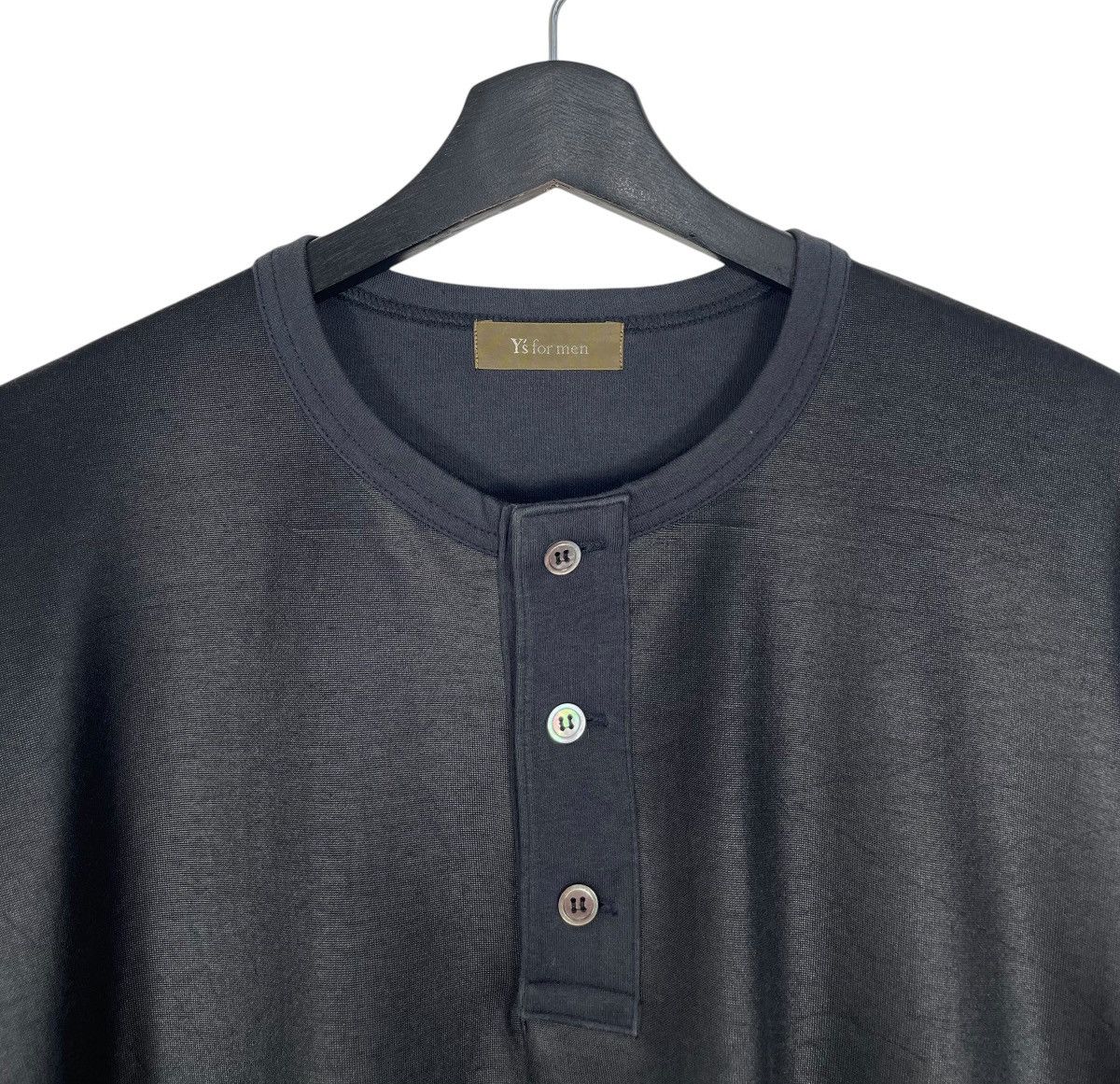 Yohji Yamamoto Vintage Yohji Yamamoto Hybrid Long Sleeve Shirt Size US L / EU 52-54 / 3 - 3 Thumbnail