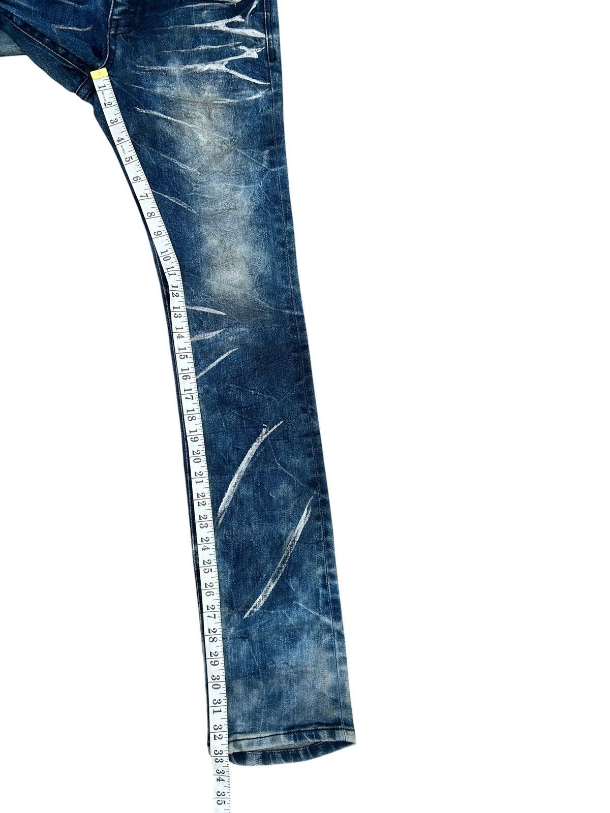 Kapital Xfrm Skull Punk Japanese Distressed Denim Jeans Size US 28 / EU 44 - 23 Thumbnail