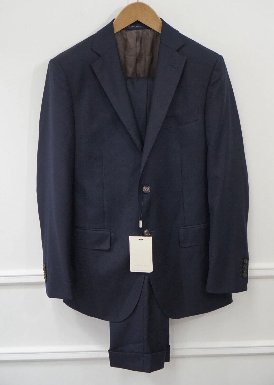 Suitsupply Men Suitsupply Suit Napoli REDA Regular Fit 110's Wool US36 Size 36R - 1 Thumbnail
