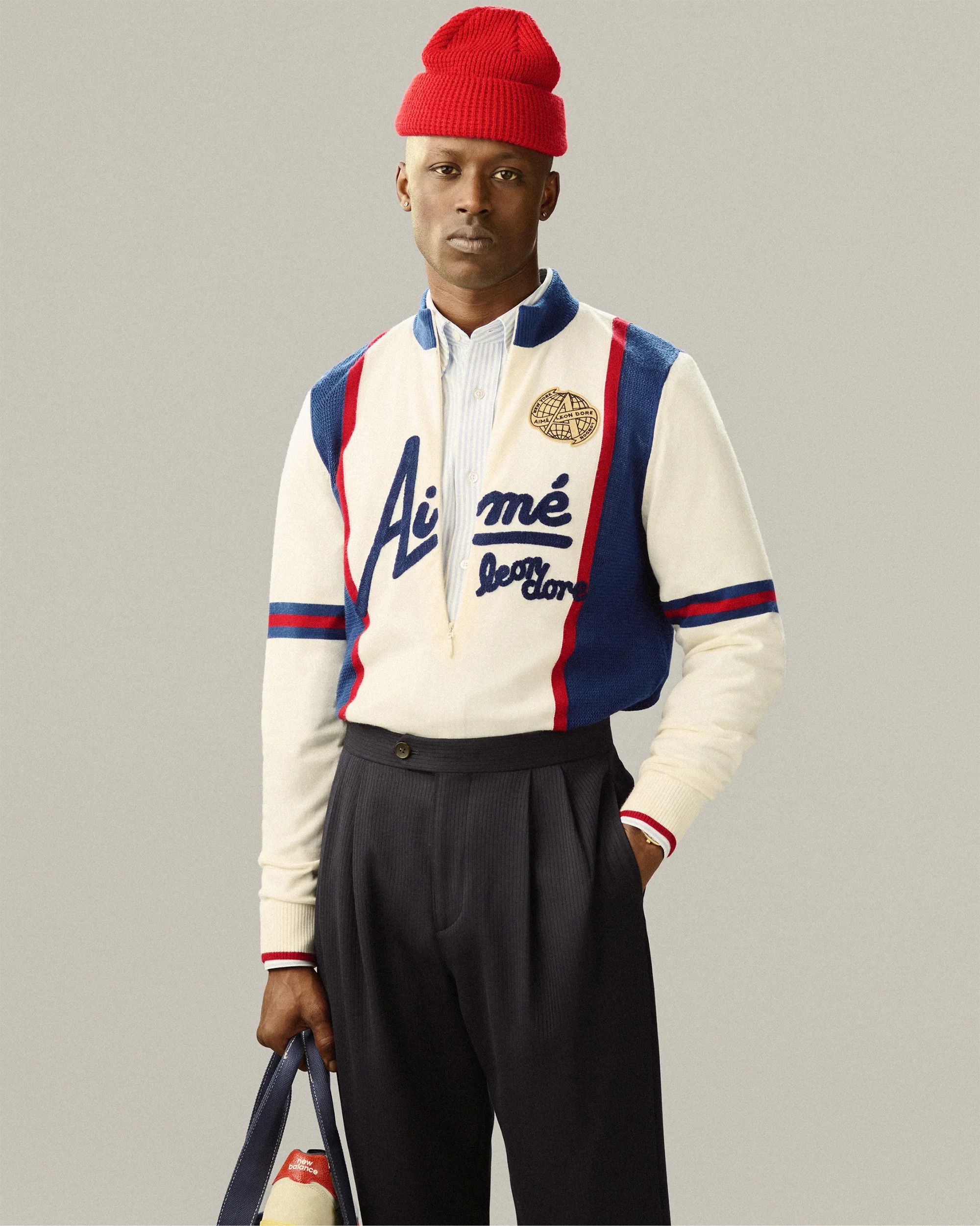 Aime Leon Dore Knit Long-Sleeve Cycling Jersey Size US XXL / EU 58 / 5 - 6 Thumbnail