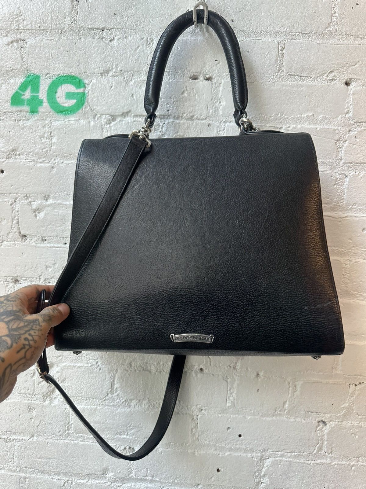 Chrome Hearts Chrome Hearts FRENCH CUNT BITCH CONNASSE XL Travel Bag Size ONE SIZE - 12 Thumbnail