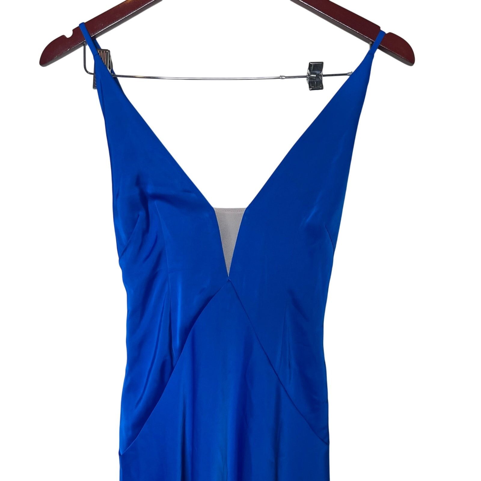 Other Aidan Mattox Halter Draped Gown in royal blue sz 0 Size XS / US 0-2 / IT 36-38 - 9 Thumbnail