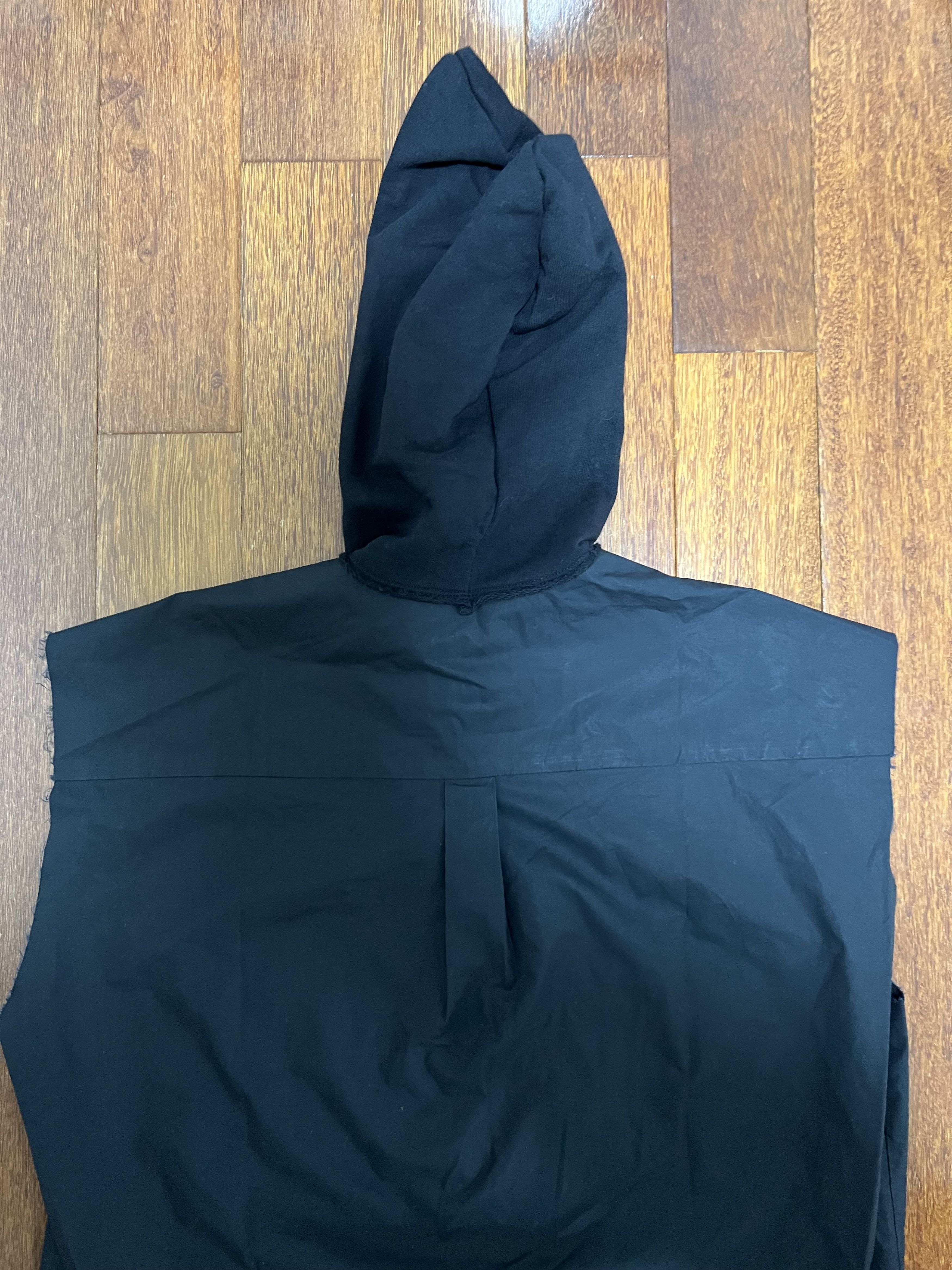 Raf Simons 💚 Raf Simons Redux Fear Generation Sleeveless Hoodie Black Size US M / EU 48-50 / 2 - 10 Thumbnail