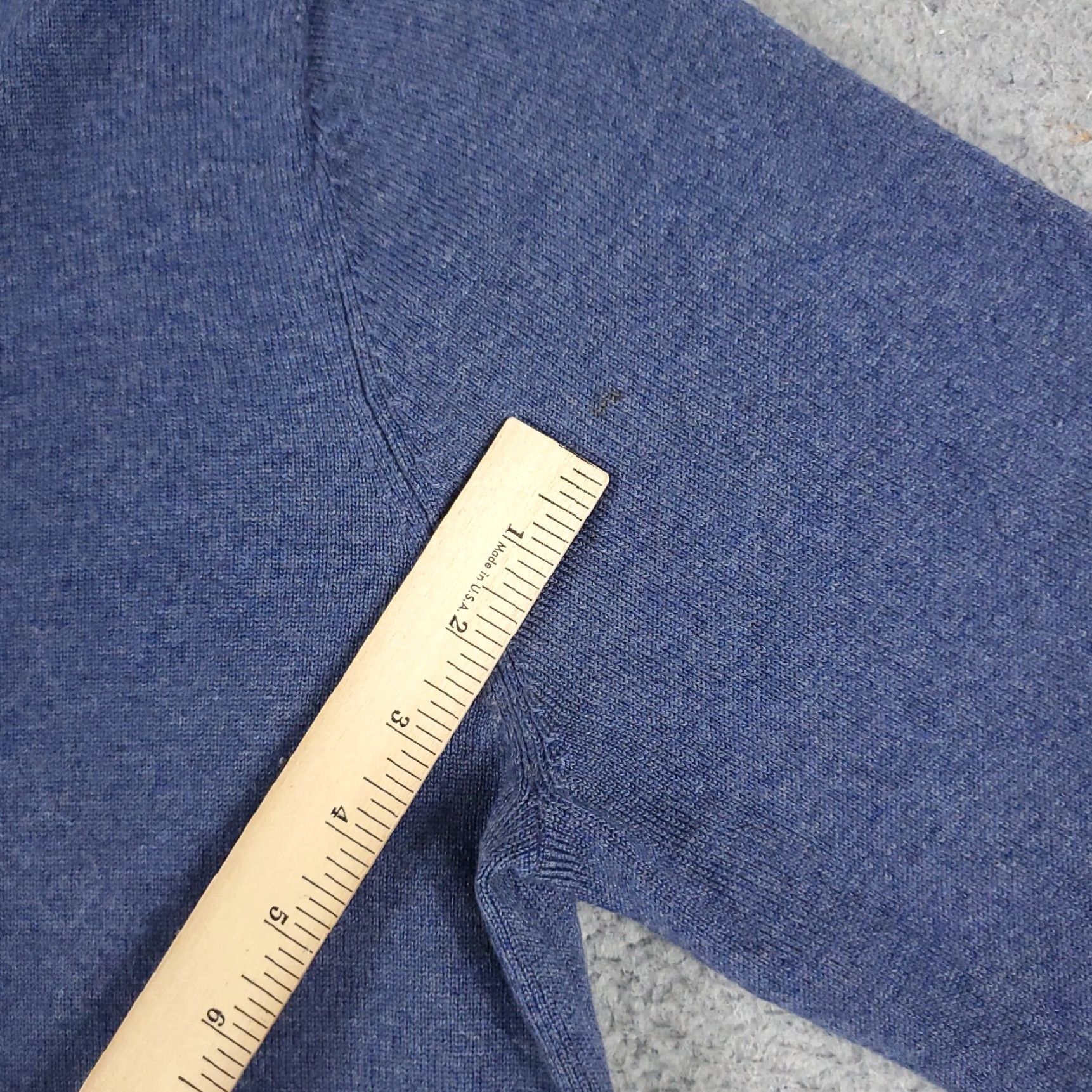 Brooks Brothers Brooks Brothers Blue V-Neck Pullover Sweater Mens Medium Regular Fit Classic Knit Size US M / EU 48-50 / 2 - 5 Thumbnail