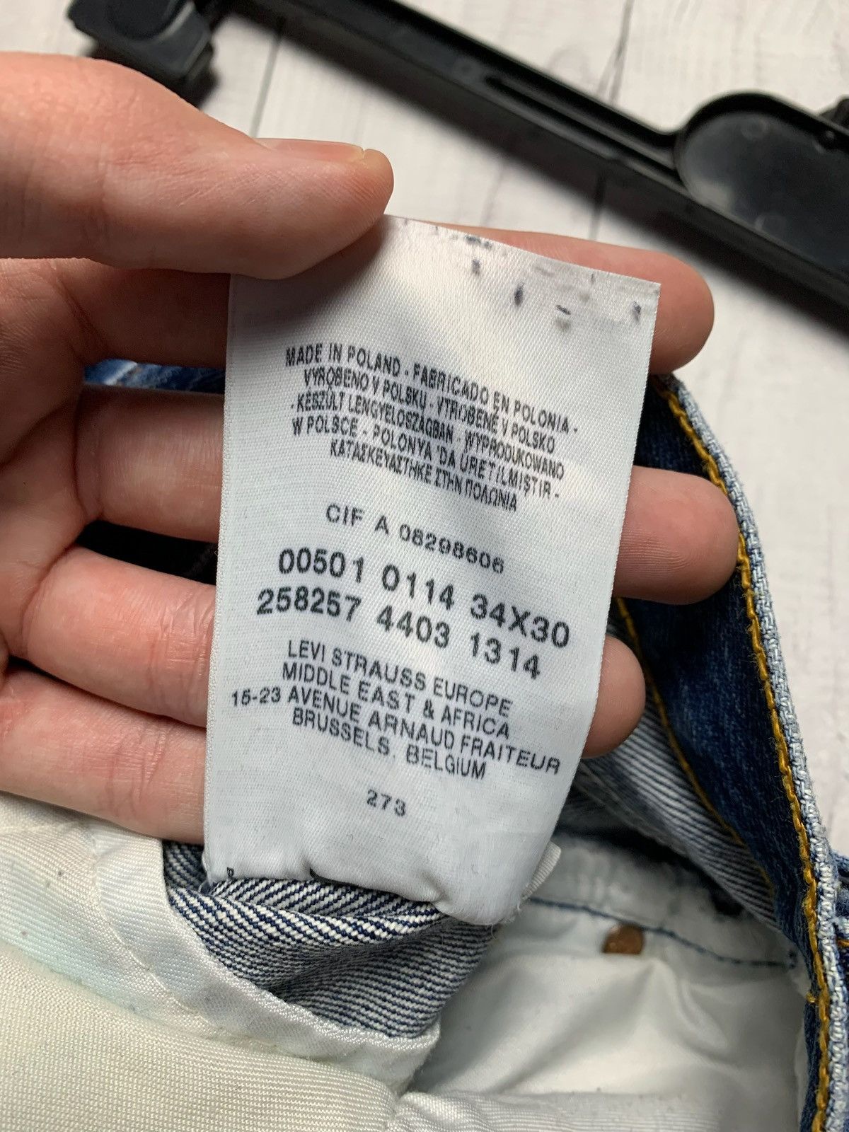 Levi's × Vintage Vintage Levi’s 501 denim size 34/30 vintage style Y2K Size US 33 - 8 Thumbnail