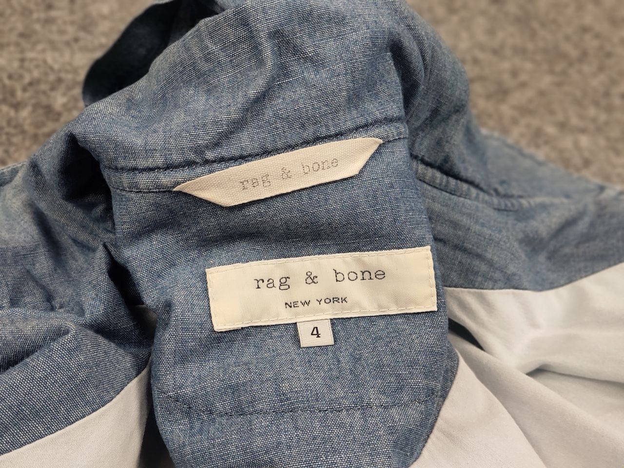Rag & Bone Rag & Bone USA Design Canvas Light Pocket Military Jacket Size L / US 10 / IT 46 - 13 Thumbnail