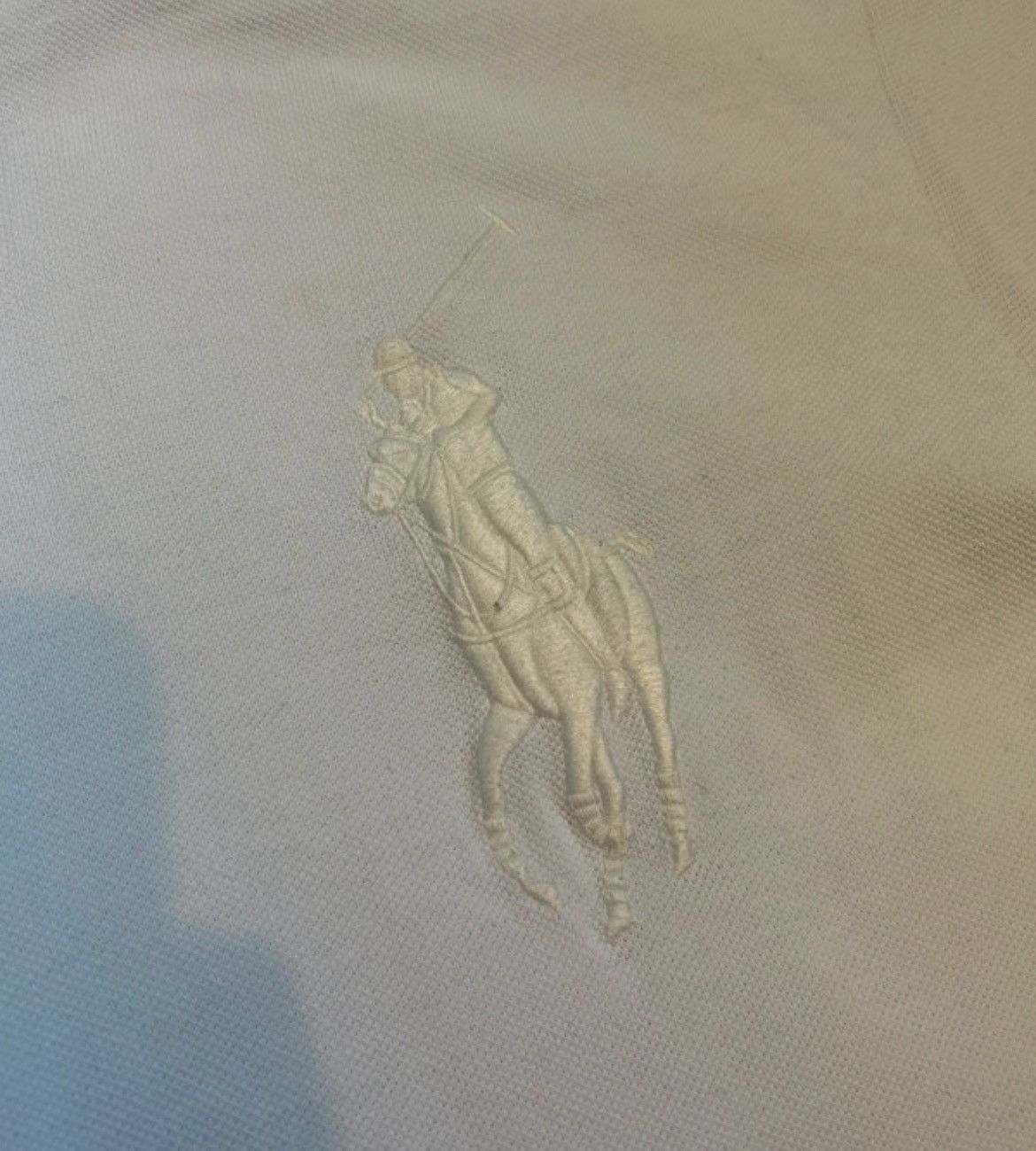 Polo Ralph Lauren × Vintage White ralph lauren polo shirt Size US XL / EU 56 / 4 - 2 Thumbnail
