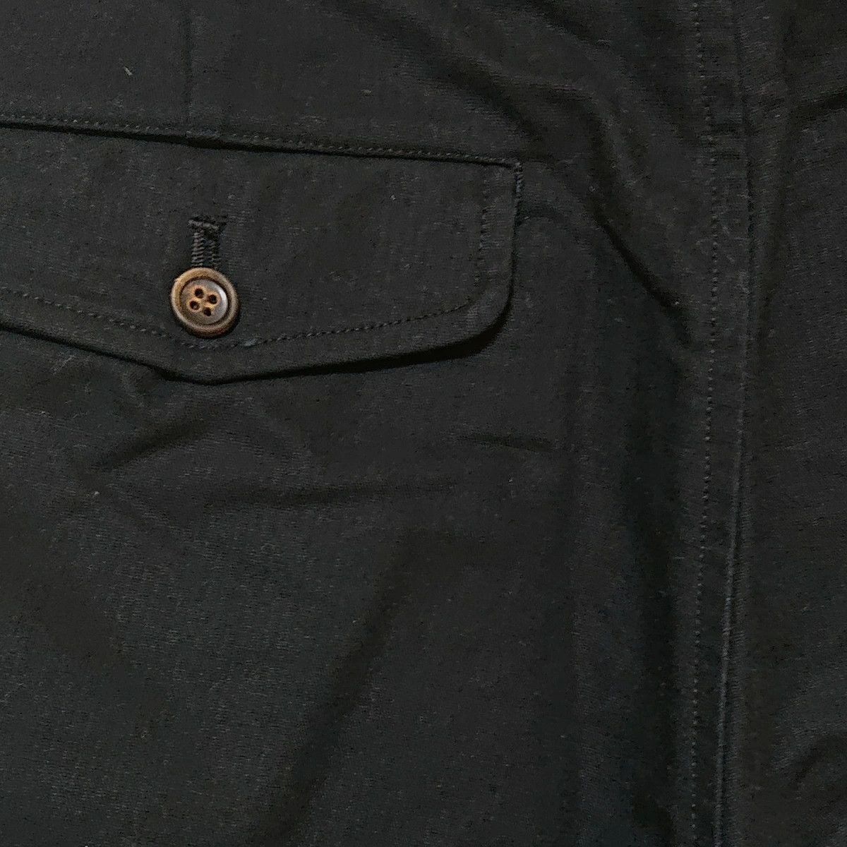 Comme des Garcons Homme Casual Pant full length cotton straight cut zipper Dark Navy Size US 31 - 3 Thumbnail