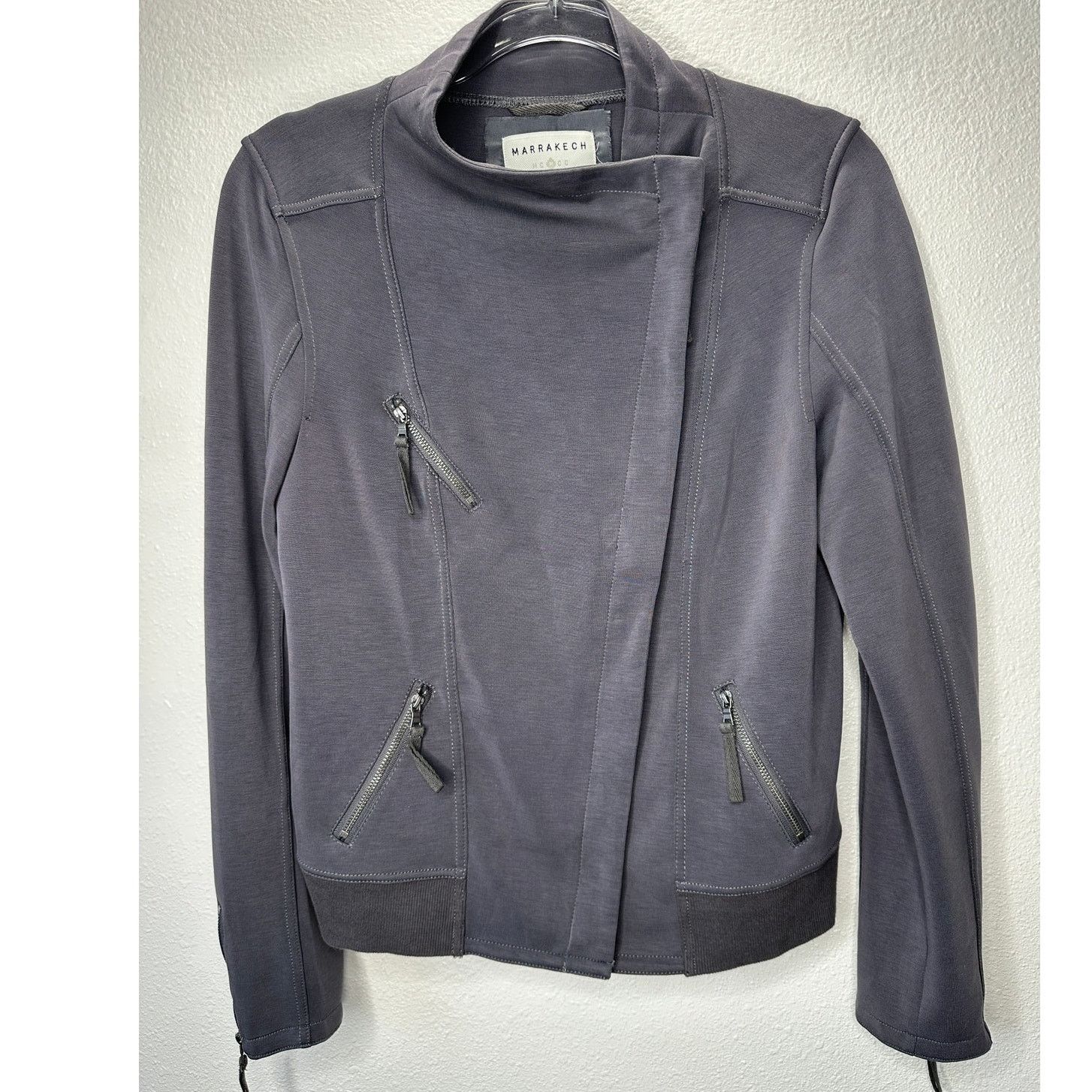 Other Marrakech Utility Moto Jacket Gunmetal Gray Stretch Zip XS Size XS / US 0-2 / IT 36-38 - 1 Thumbnail