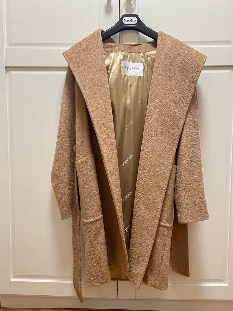 Max Mara 100% Camel Hair Water Ripple