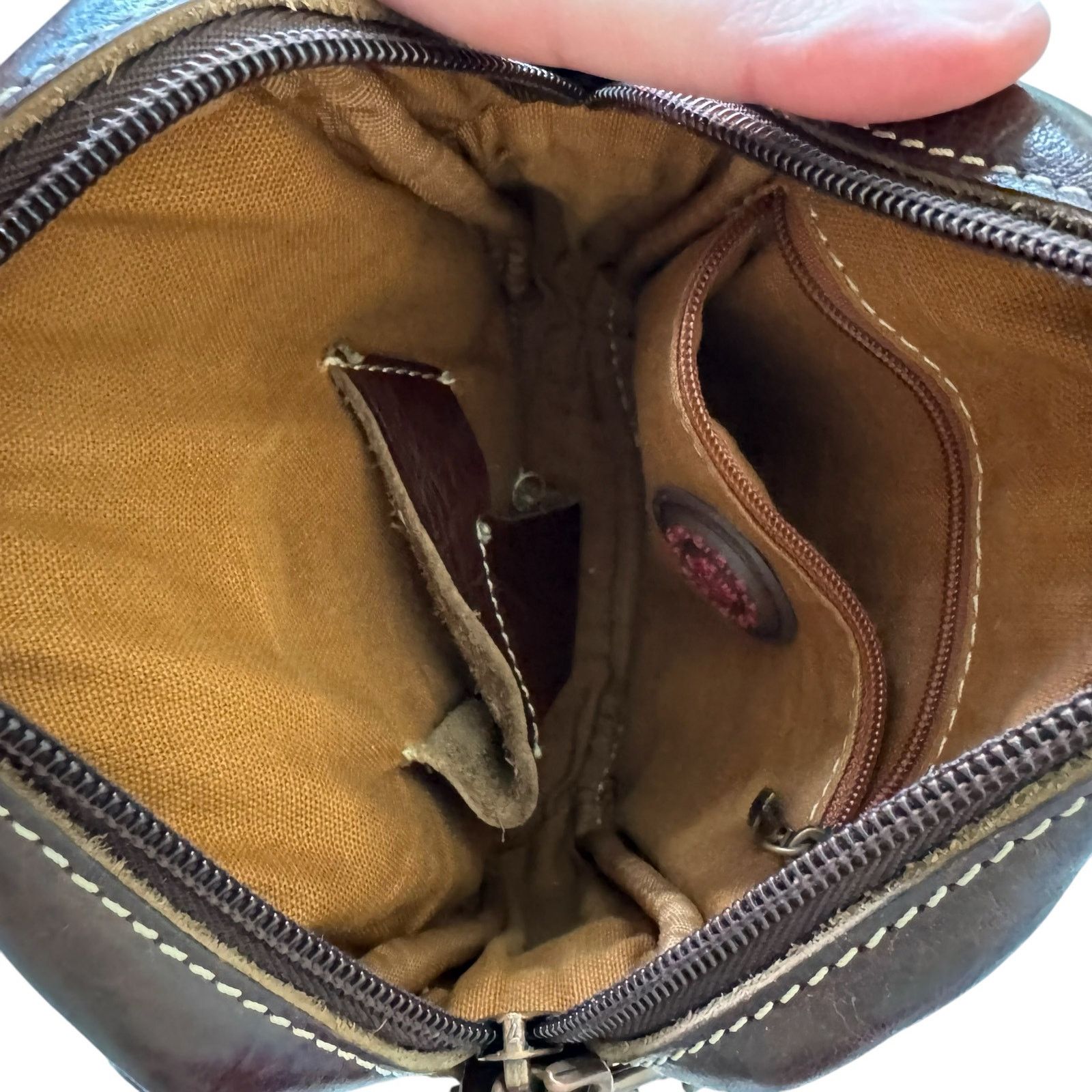 Other CPS Leather Mini Crossbody Convertible Belt Bag Purse Brown Size ONE SIZE - 6 Thumbnail