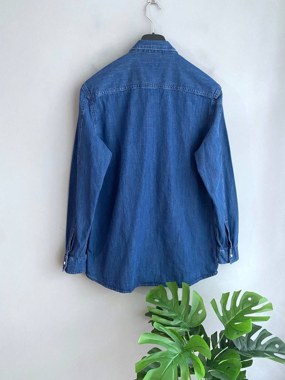 Boggi Boggi Milano Men's Blue Denim Shirt, Size M Size US M / EU 48-50 / 2 - 14 Thumbnail