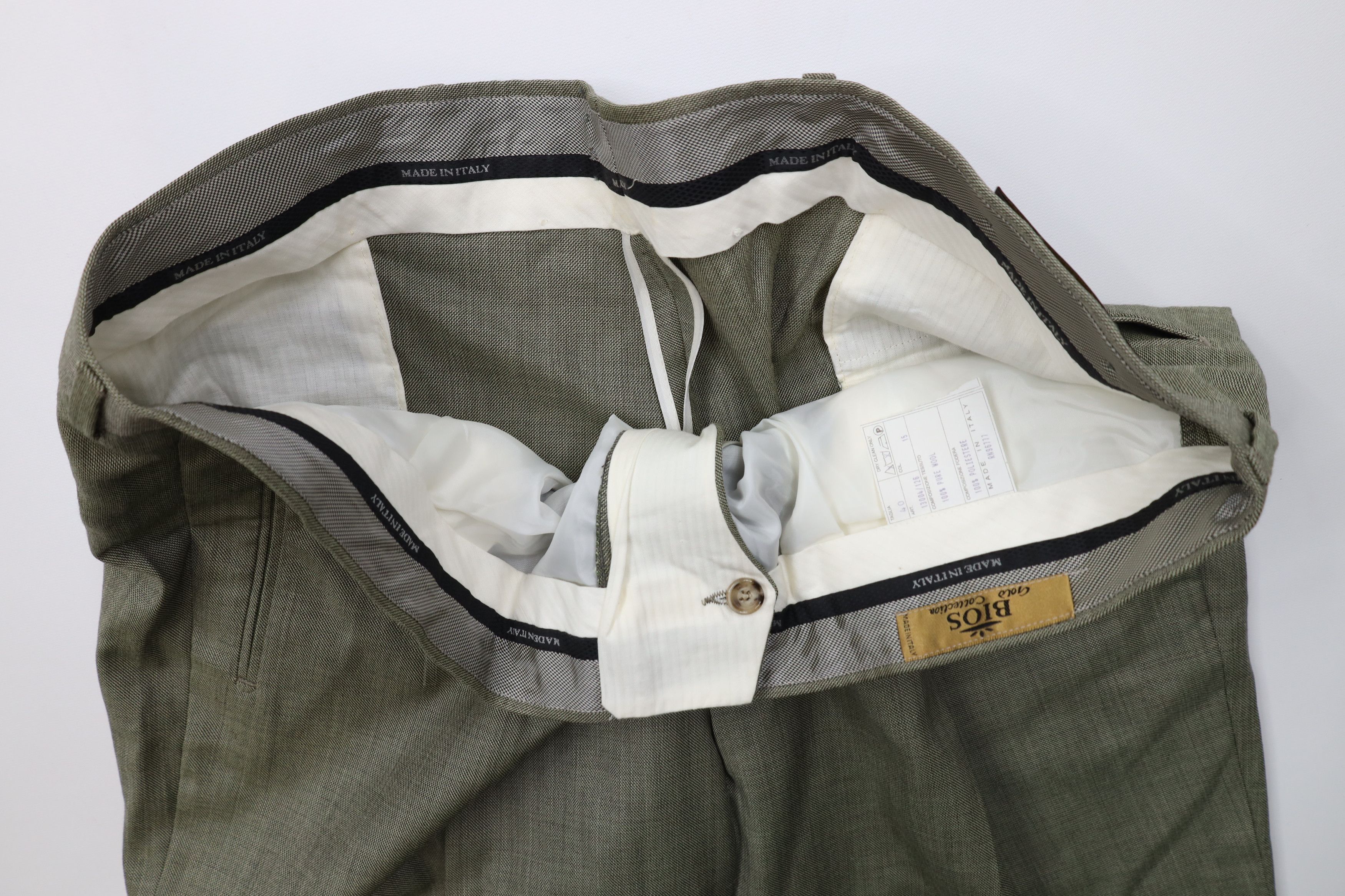Vintage Deadstock Vintage 90s Streetwear Merino Wool Wide Leg Pants Size US 40 / EU 56 - 8 Thumbnail