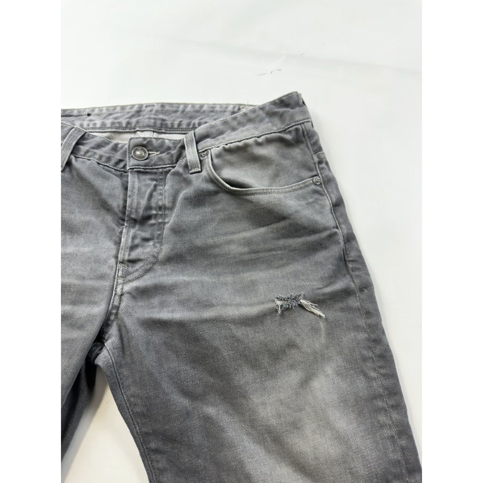 G-Star G-Star Jeans Men 33x29 Gray 3301 Tapered Stretch Cotton Elastane Regular Denim Stars Vintage No Size US 33 - 4 Thumbnail