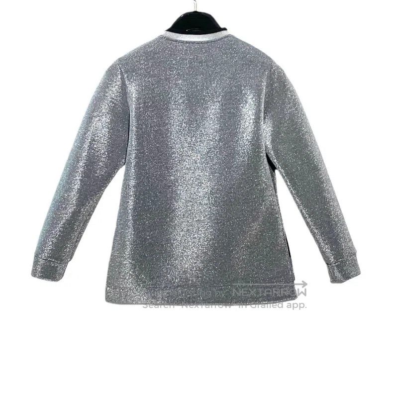 Fendi Fendi Gray Karl Lagerfeld logo embroidery fine glitter, ro Size XXS / US 00 / IT 34 - 2 Thumbnail