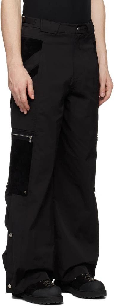 CMMAWEAR CMMAWEAR Black Snapped Hem Cargo Pants Size US 36 / EU 52 - 11 Thumbnail