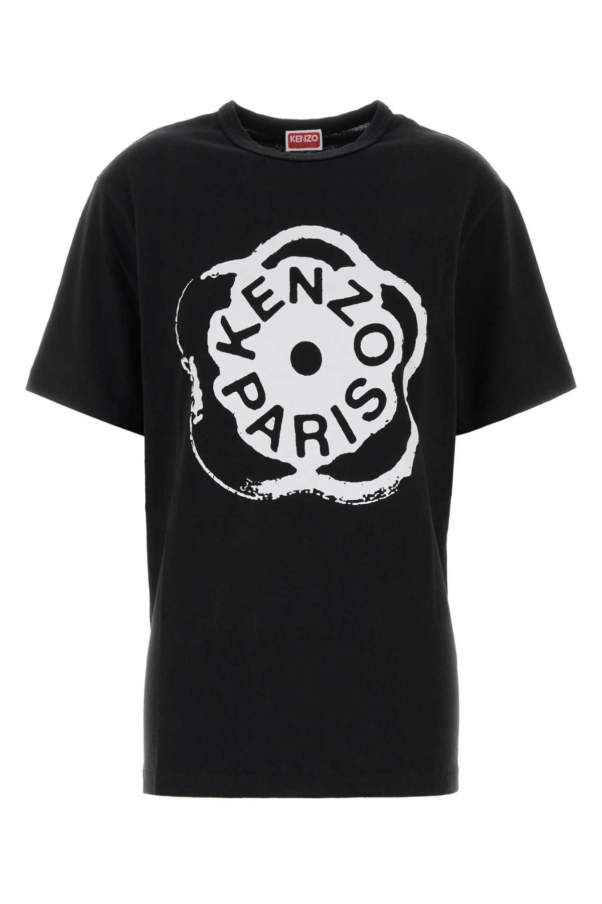 Kenzo Black Cotton T-Shirt Size S / US 4 / IT 40 - 1 Thumbnail