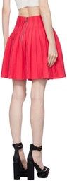 Balmain o1y0625 Mini Skirt in Red Size 30" / US 8 / IT 44 - 3 Thumbnail