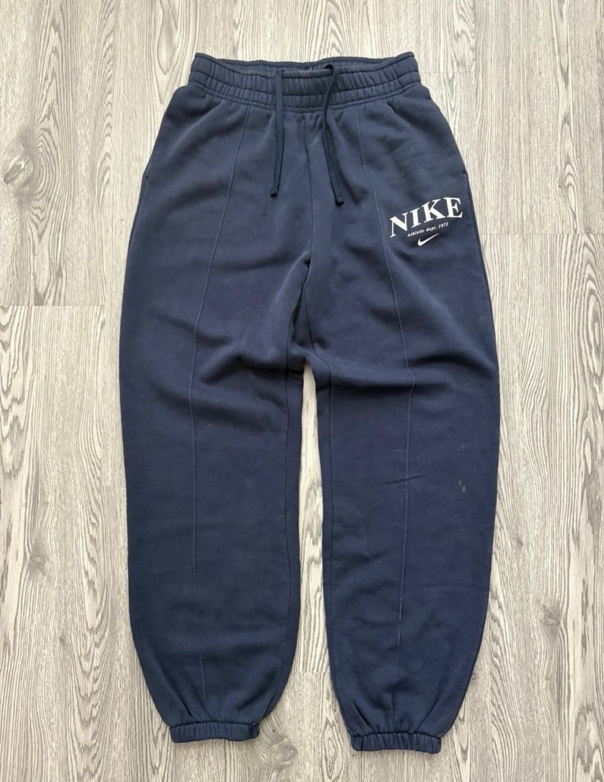 Nike Navy Nike Seam Sweatpants Size US 33 - 1 Thumbnail
