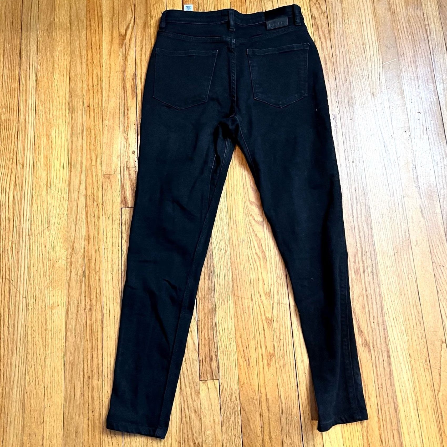 DUER DU/ER Pants Womens 27 x 28 Black Skinny Chino, Regular, Ankle, Women, Pants, DU/ER, Black, 27, 28, Skinny, Chino Size 27" / US 4 / IT 40 - 3 Thumbnail