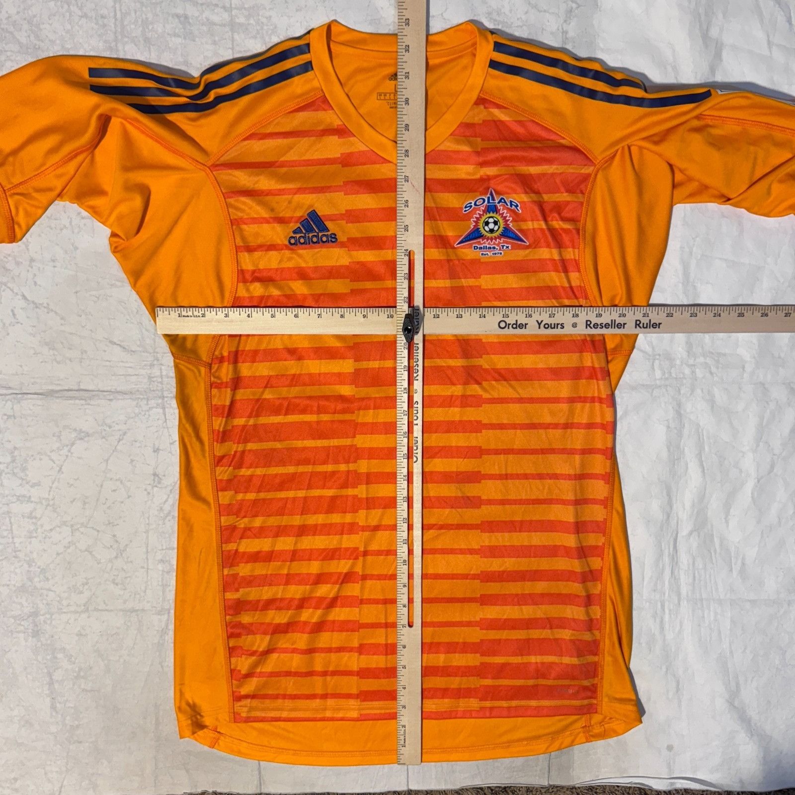 Adidas MLS Solar Adidas Men's Authentic Long Sleeve GoalKeeper Oran Size US L / EU 52-54 / 3 - 7 Thumbnail