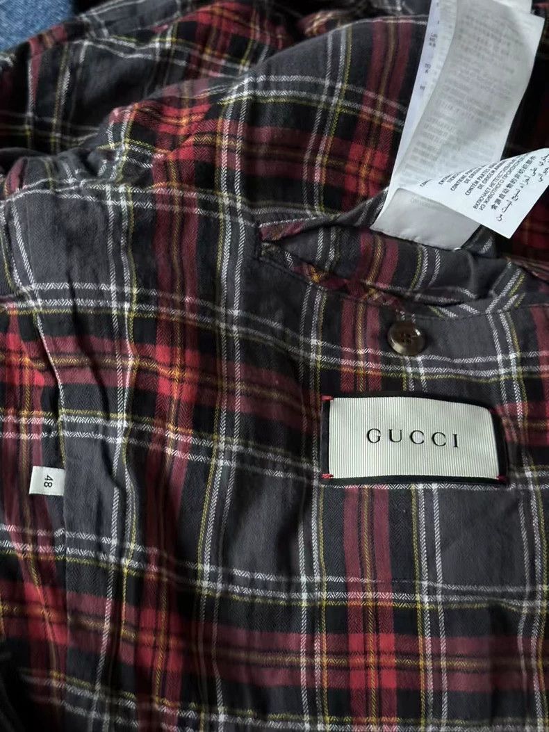 Gucci gucci logo denim jacket in blue Size US L / EU 52-54 / 3 - 3 Thumbnail