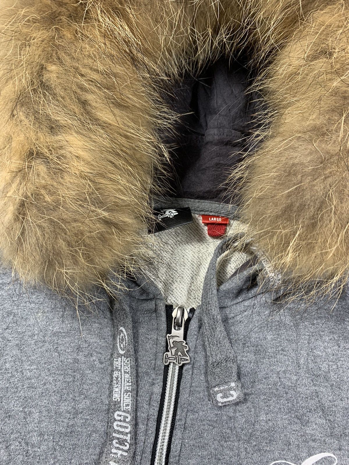 Hysteric Glamour Gotcha Poem Faux Fur Zip Hoodie Jacket ifsixwasnin lgb style Size US M / EU 48-50 / 2 - 5 Thumbnail