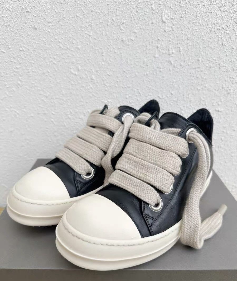 Rick Owens Rick Owens New Leather High-Top with Thick Laces Size US 8 / EU 41 - 3 Thumbnail