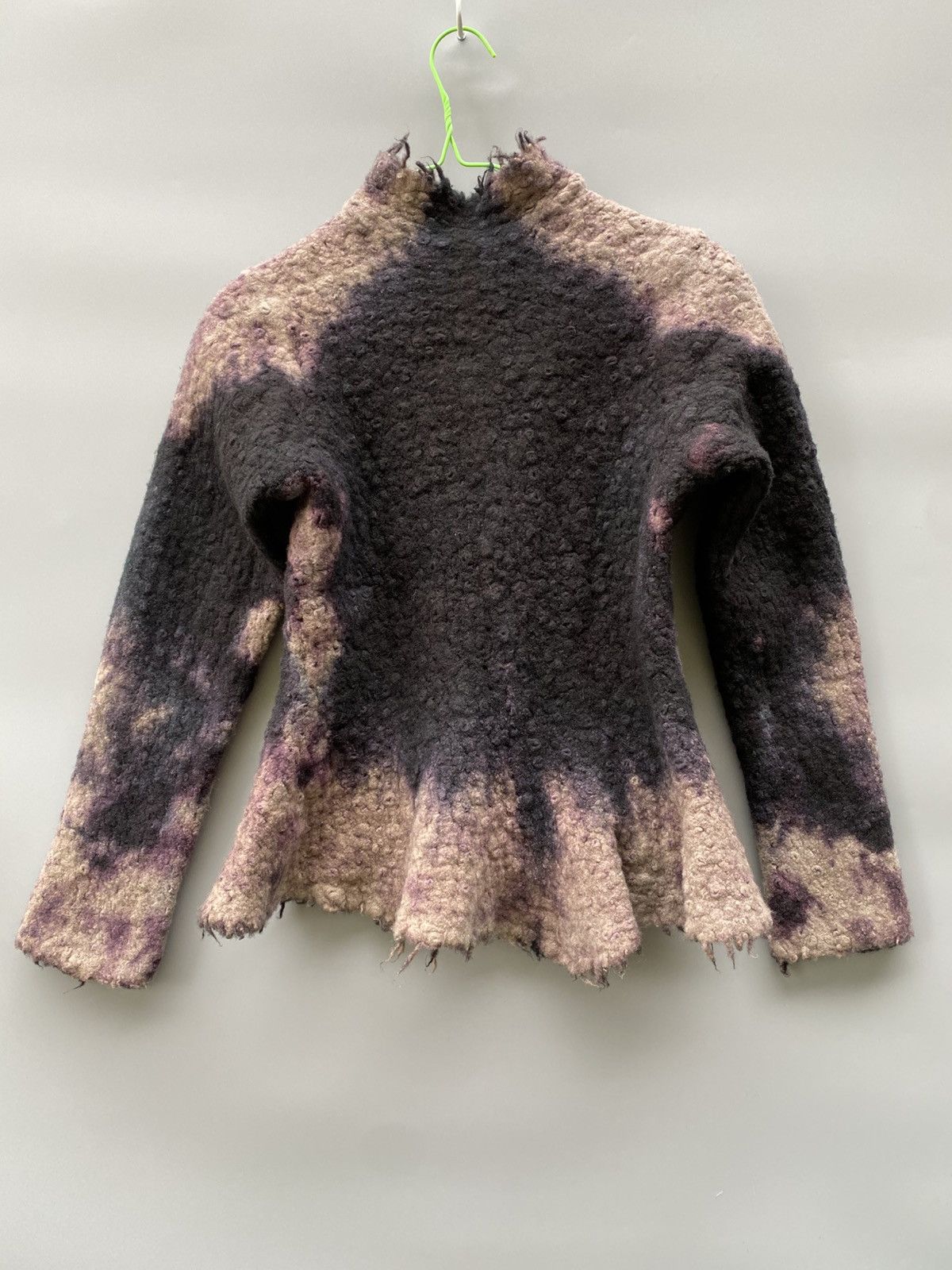 Japanese Brand A/W 1998 - Yoshiki Hishinuma- Gradient Dyed Wool Jacket Size S / US 4 / IT 40 - 2 Thumbnail