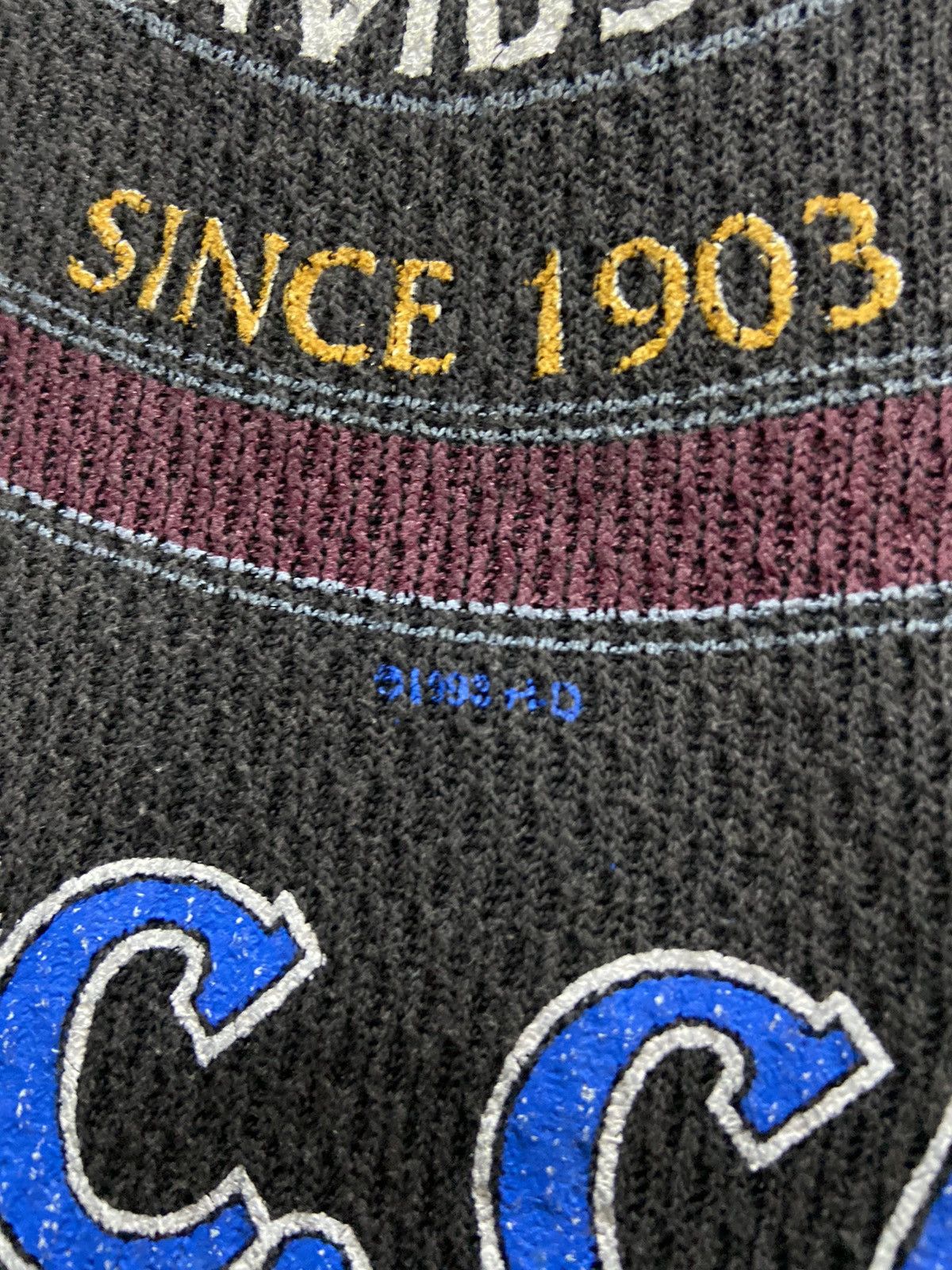 Harley Davidson VINTAGE HARLEY DAVIDSON 80’s CANADA WAFFLE FLAME LONG SLEEVE Size M / US 6-8 / IT 42-44 - 9 Thumbnail