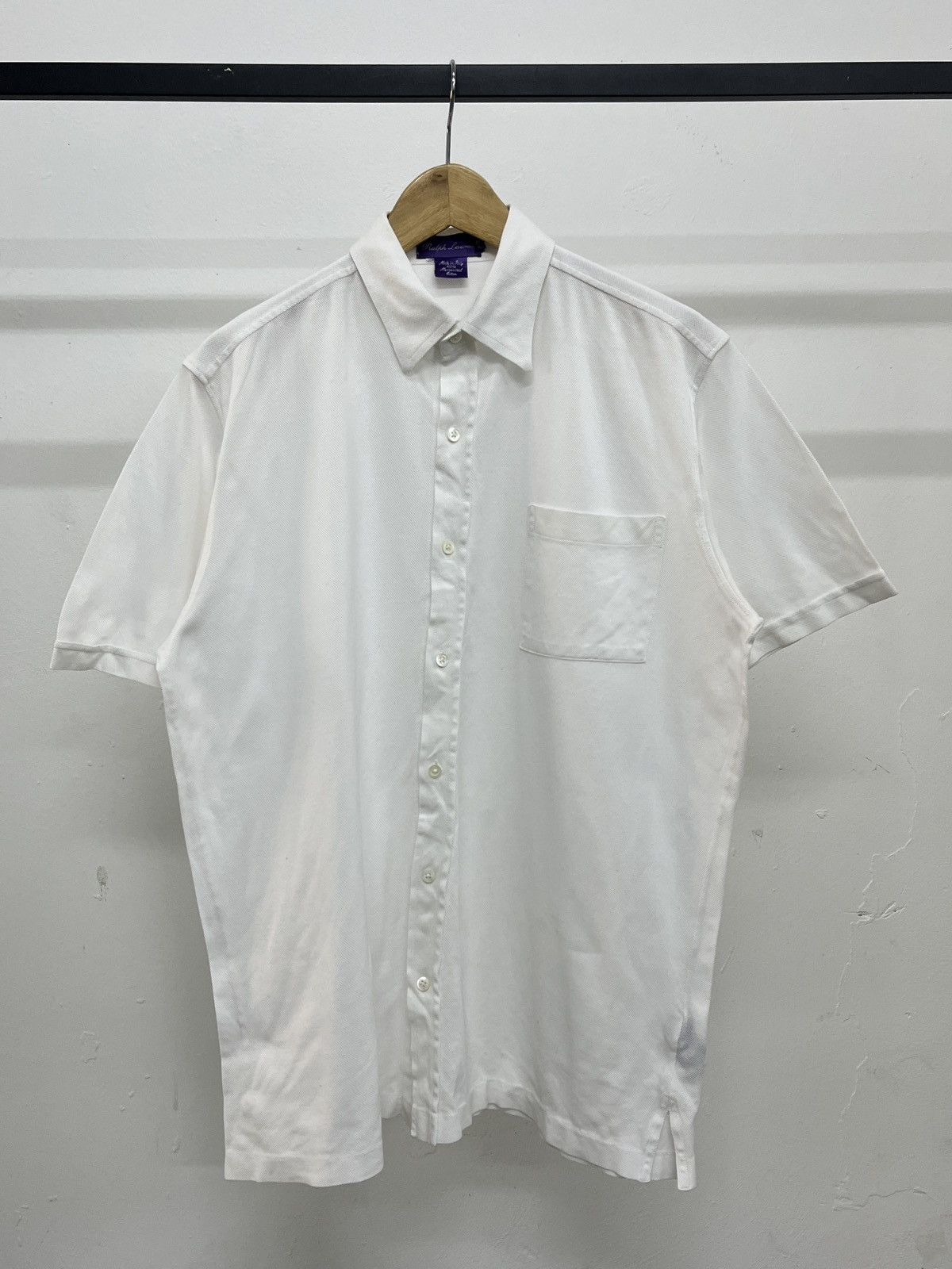 Ralph Lauren Purple Label Ralph Lauren Purple Label Oxford Shirt Size US L / EU 52-54 / 3 - 1 Thumbnail