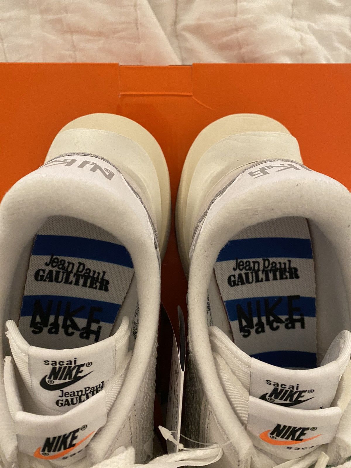 Jean Paul Gaultier x Sacai x Nike VaporWaffle Woven White