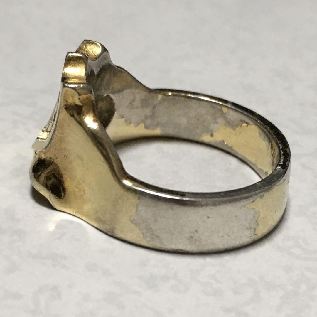 Undercover 2 Piece Skull Logo Ring Size ONE SIZE - 5 Thumbnail